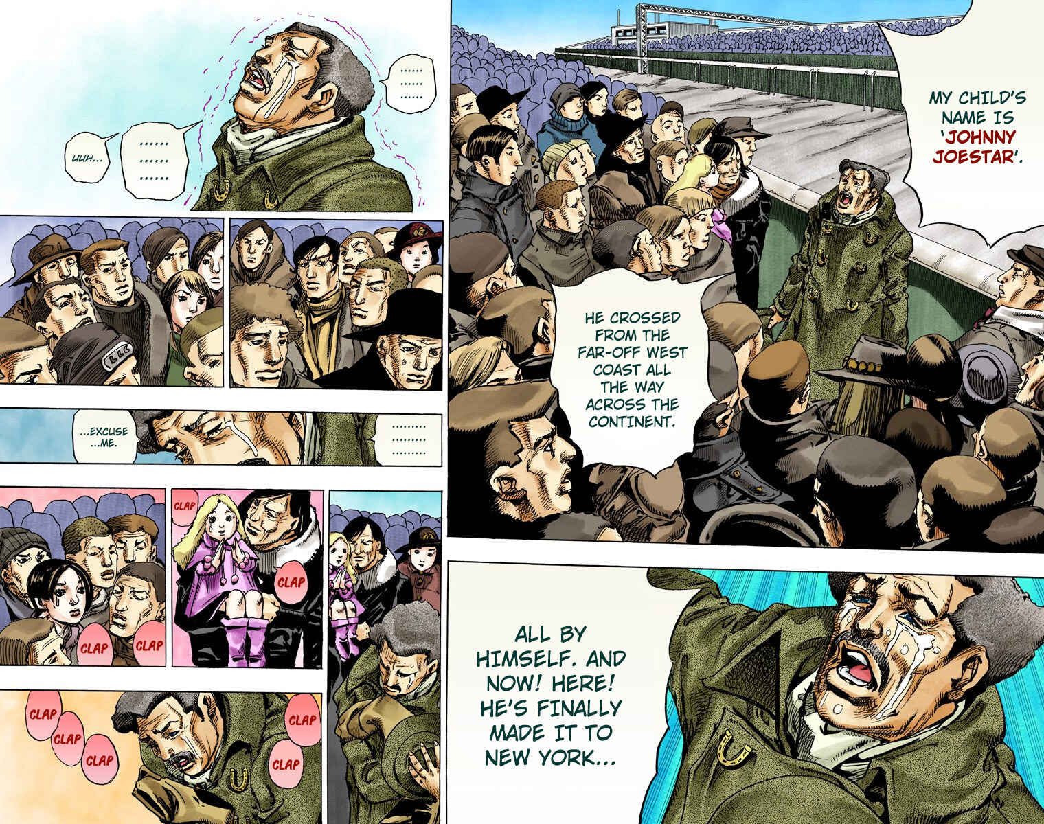 JoJo no Kimyou na Bouken: Part 7 - Steel Ball Run Color-ban Chapter 91 - Page 37