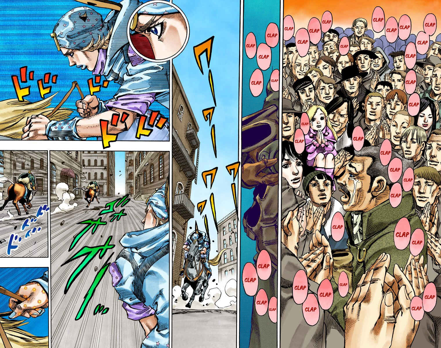 JoJo no Kimyou na Bouken: Part 7 - Steel Ball Run Color-ban Chapter 91 - Page 38