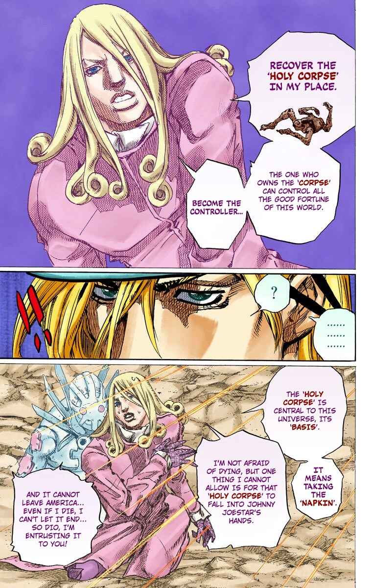 JoJo no Kimyou na Bouken: Part 7 - Steel Ball Run Color-ban Chapter 91 - Page 8