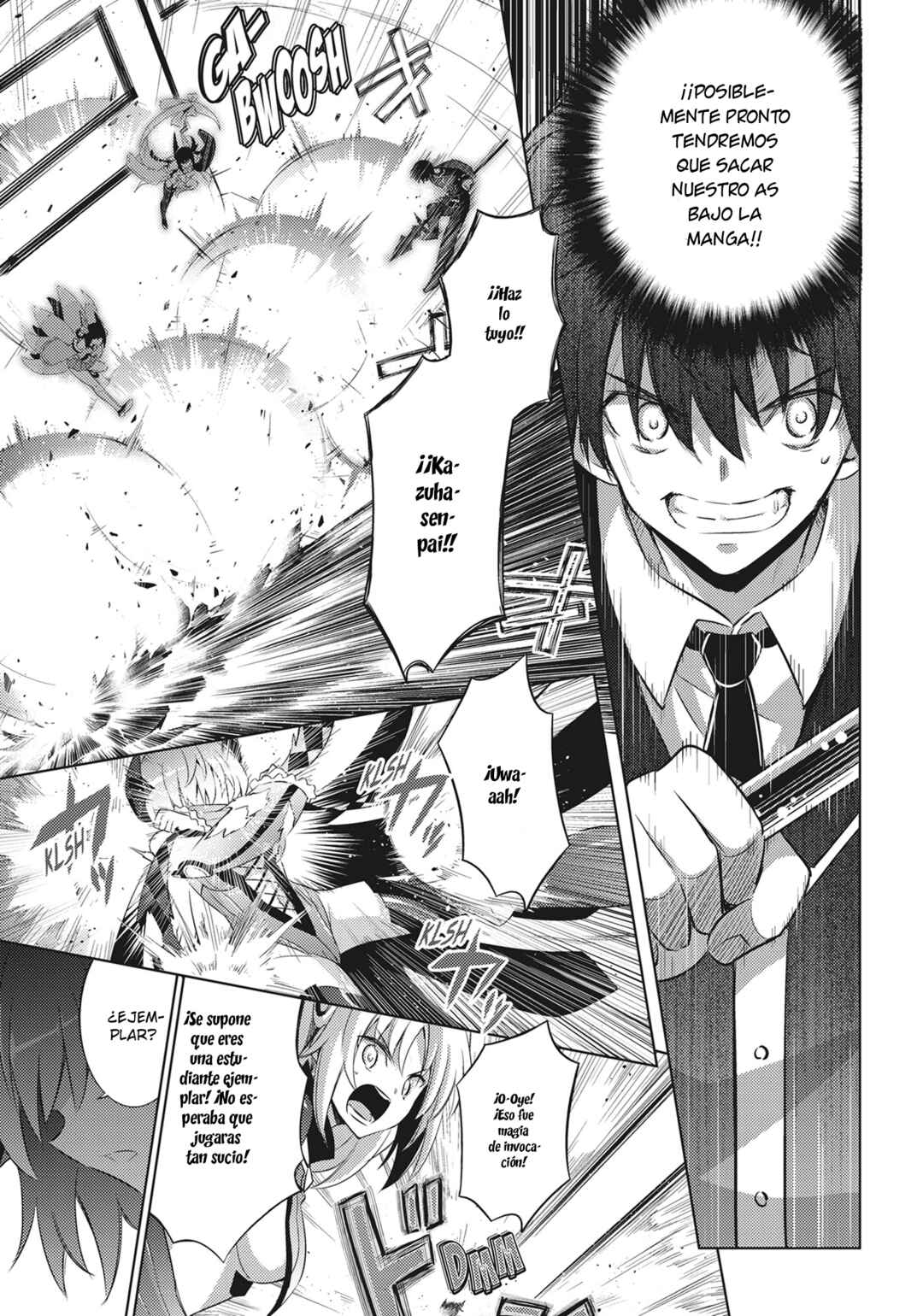 Magika no Kenshi to Shoukan Maou Chapter 58 - Page 8