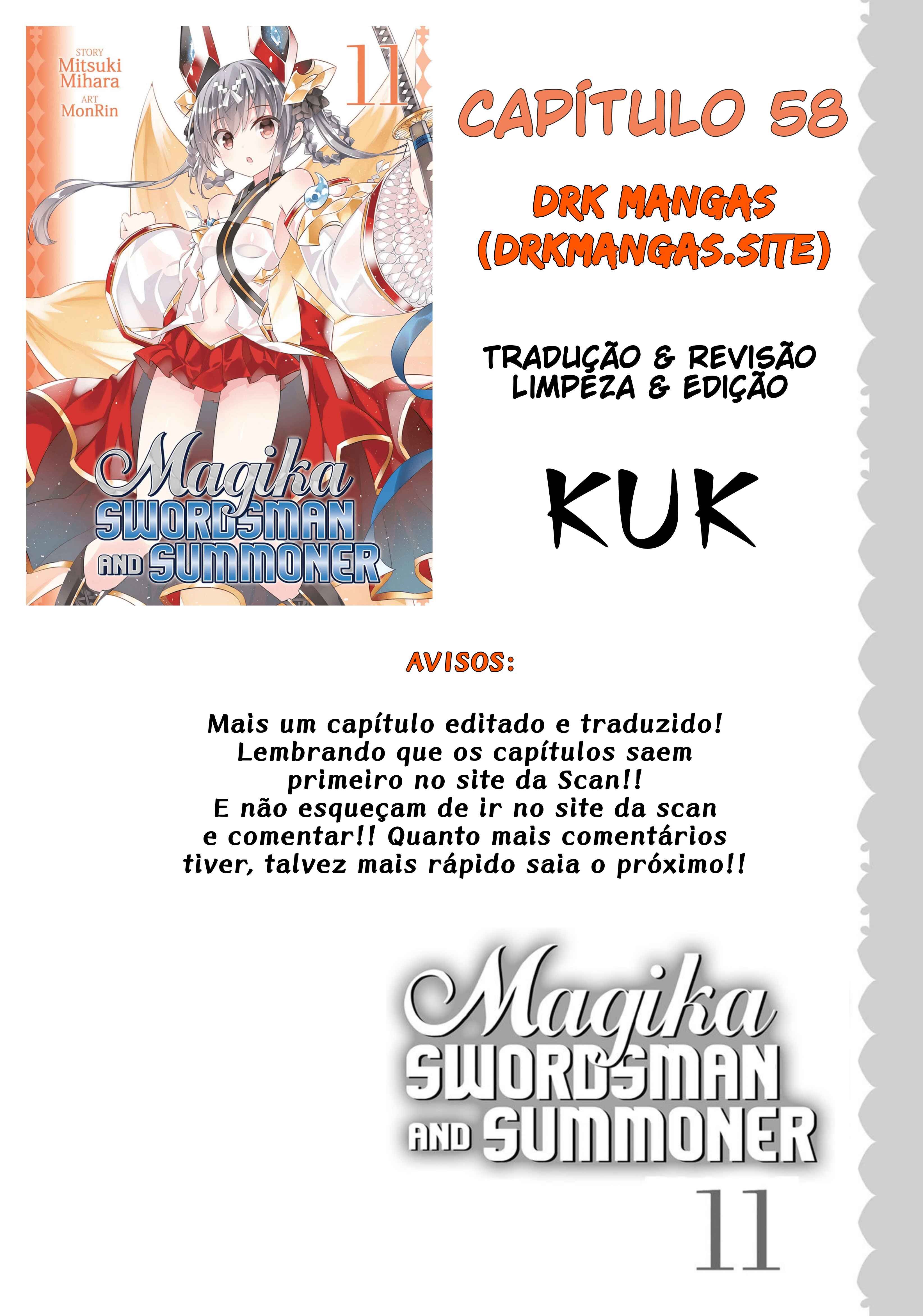 Magika no Kenshi to Shoukan Maou Chapter 58 - Page 1