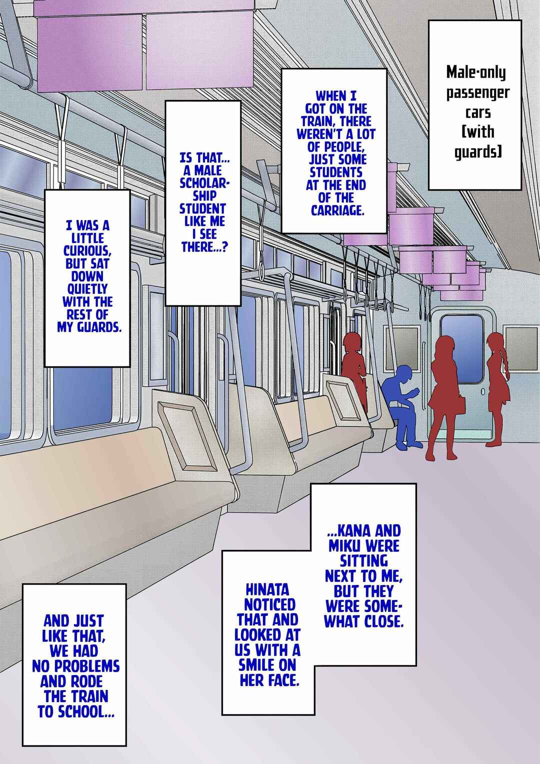 Danjo-hi 1:39 no Heikou Sekai wa Omoi no Hoka Futsuu (Fan Colored) Chapter 53 - Page 1