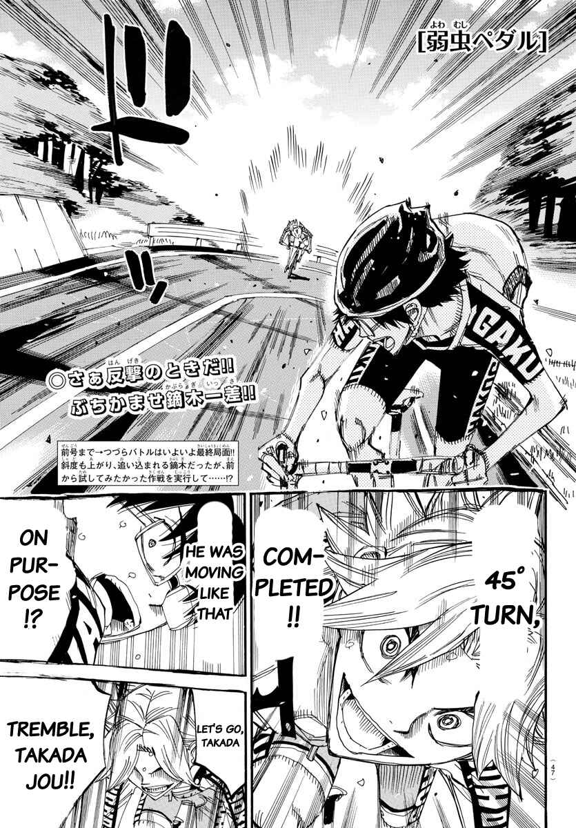 Yowamushi Pedal Chapter 624 - Page 1
