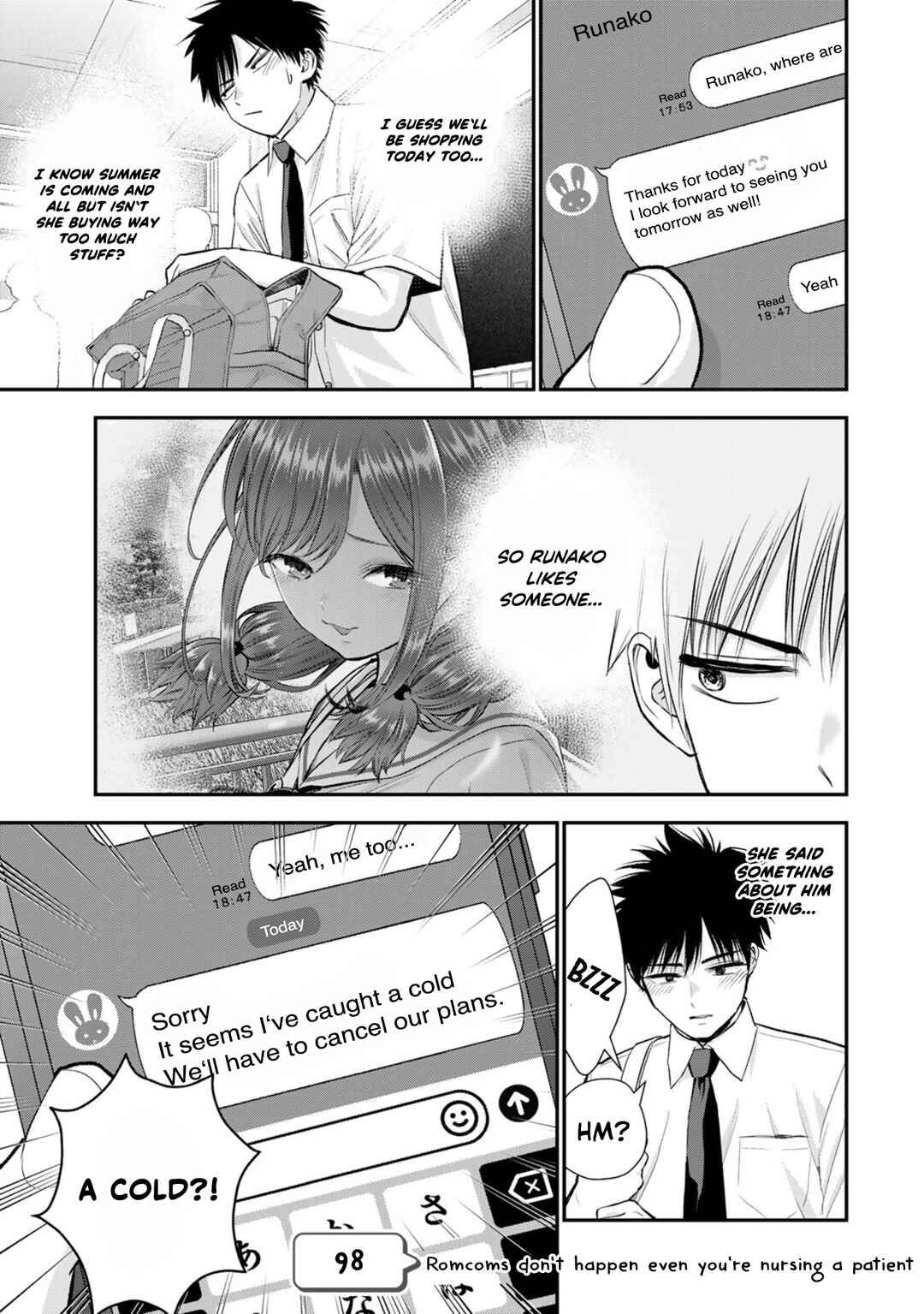 Osananajimi to wa Romcom ni Naranai Chapter 98 - Page 1