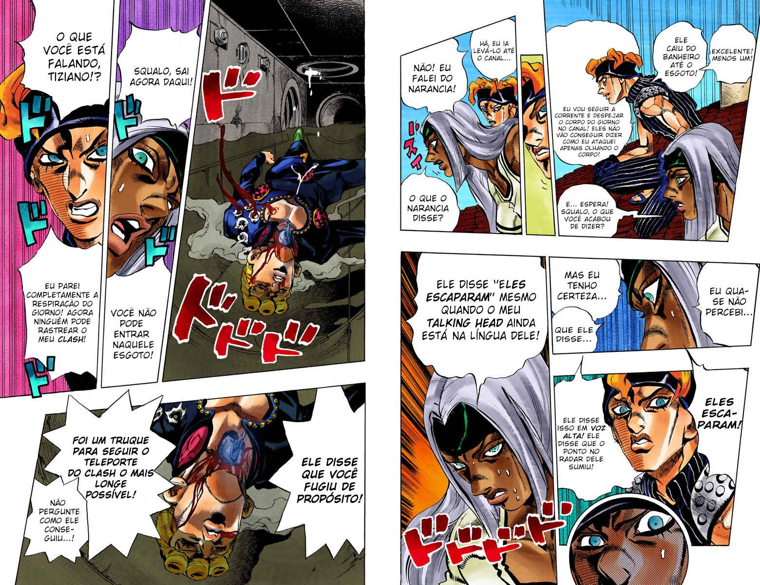 JoJo no Kimyou na Bouken: Part 5 - Ougon no Kaze Color-ban Chapter 89 - Page 8