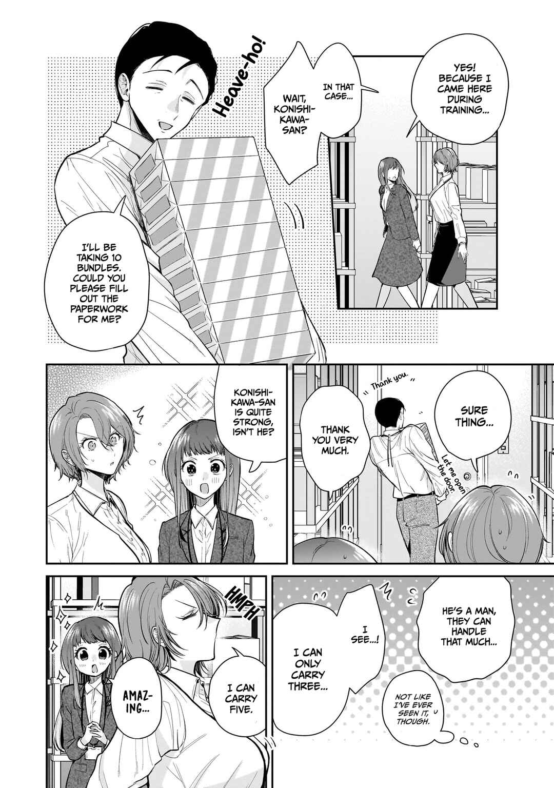 Misato-san wa Amasugi Joushi ni Chotto Kibishii Chapter 10 - Page 14