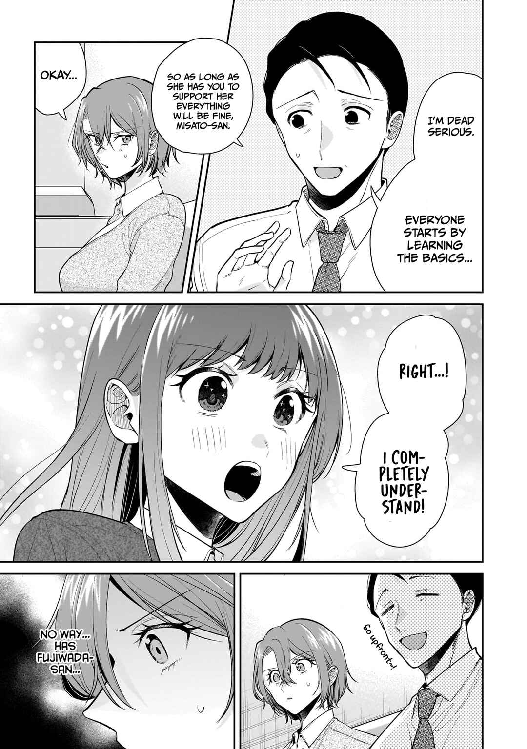 Misato-san wa Amasugi Joushi ni Chotto Kibishii Chapter 10 - Page 9