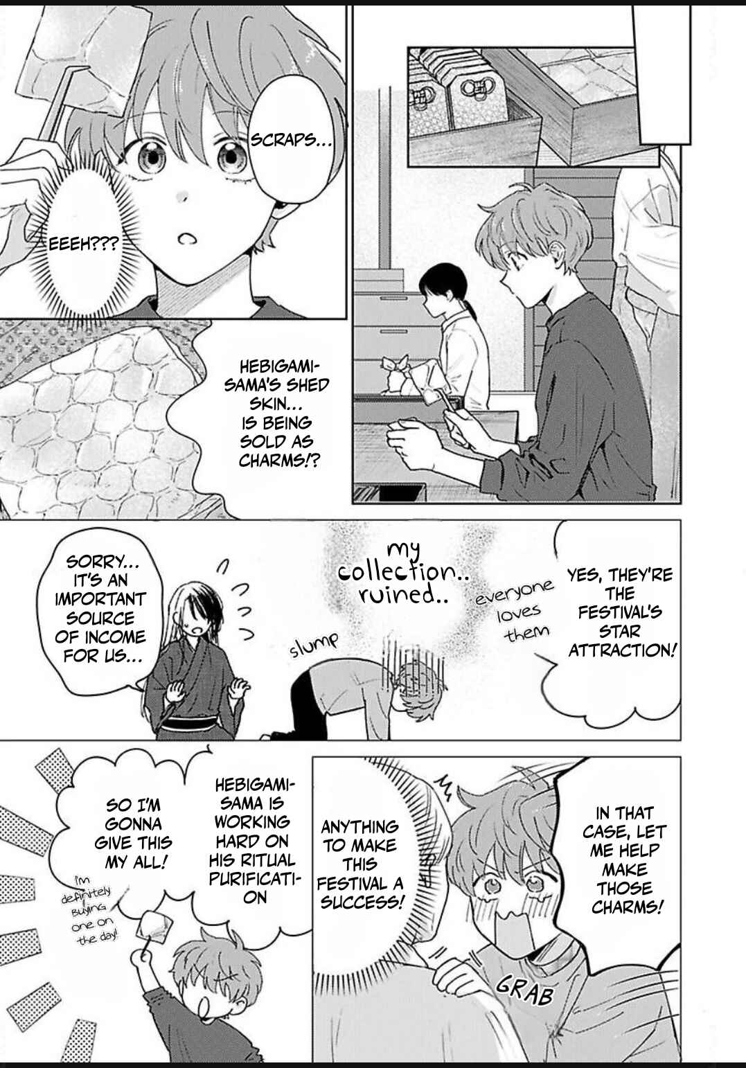 Hebigamisama wa Yome ni Betabore nan Da kedo, Chapter 5 - Page 7