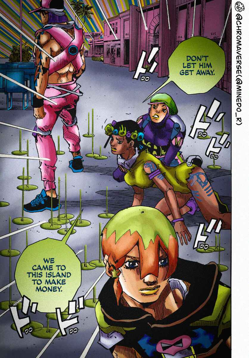 JoJo's Bizarre Adventure Part 9 - The JOJOLands (Fan-Colored) Chapter 11 - Page 6