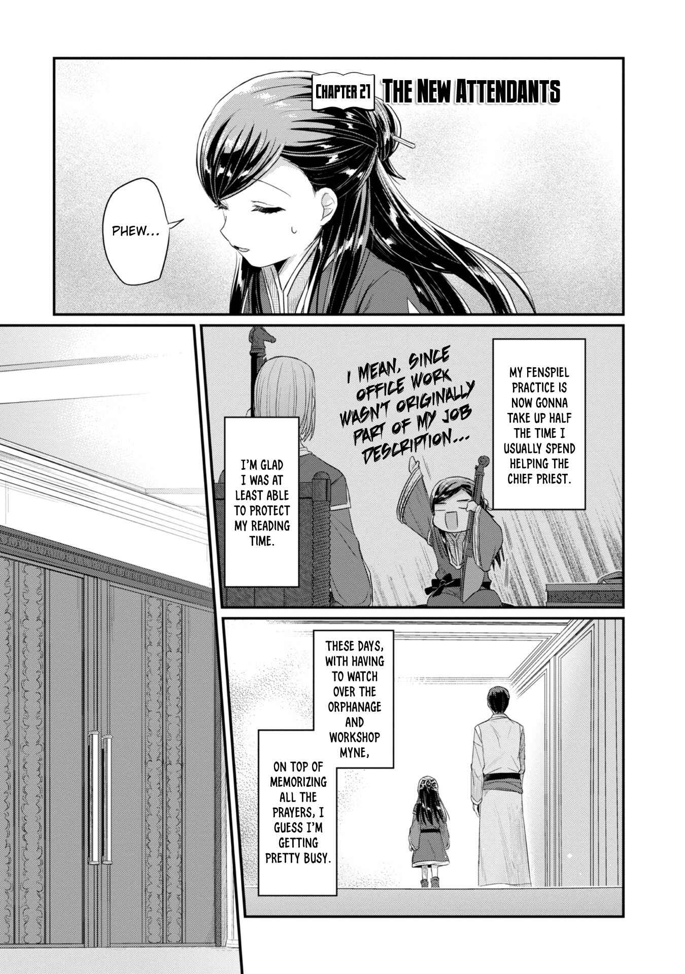 Honzuki no Gekokujou: Shisho ni Naru tame ni wa Shudan o Erandeiraremasen—Dai-2 Bu: Hon no Tamenara Miko ni Naru! Chapter 21 - Page 7