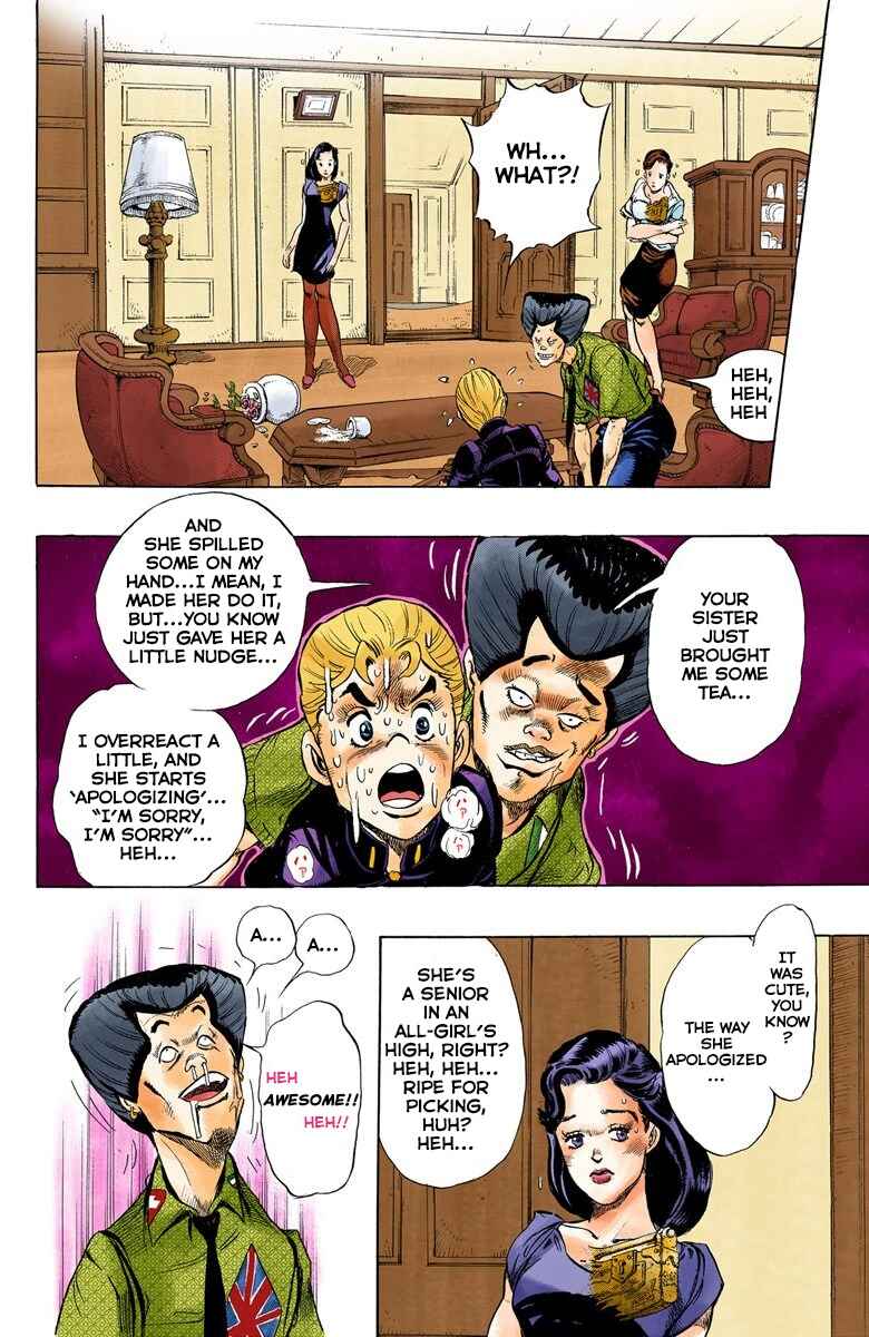 JoJo no Kimyou na Bouken: Part 4 - Diamond wa Kudakenai Color-ban Chapter 21 - Page 16