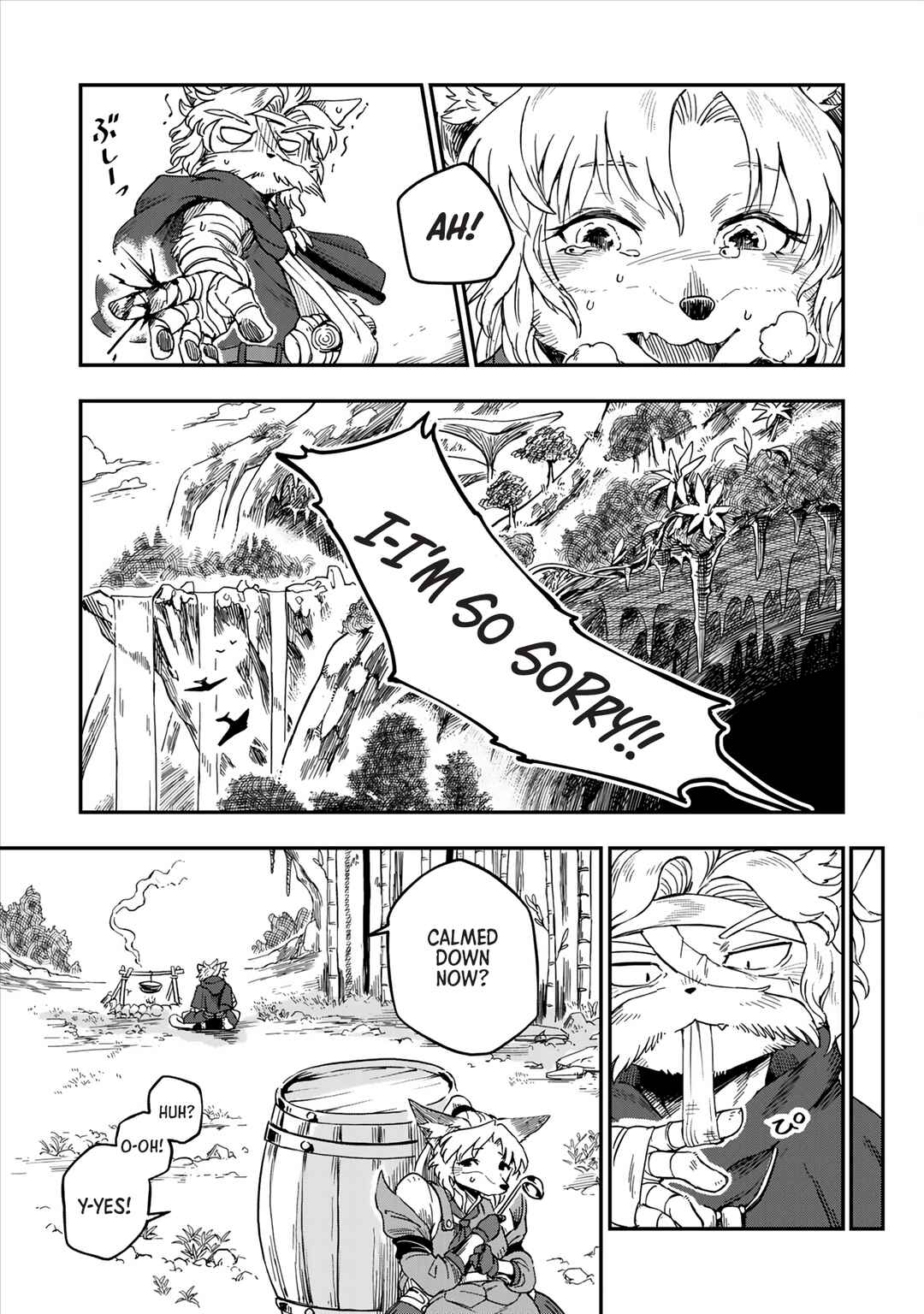 Batsuichi Kitsune to Tabi Gohan Chapter 1 - Page 14