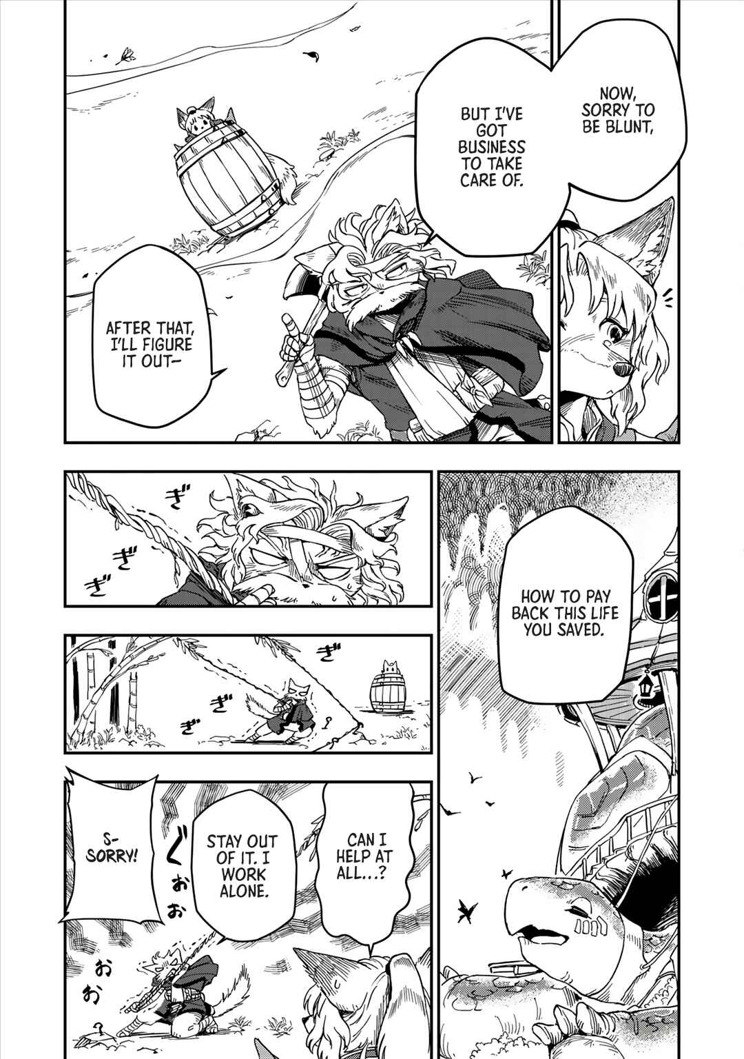 Batsuichi Kitsune to Tabi Gohan Chapter 1 - Page 19