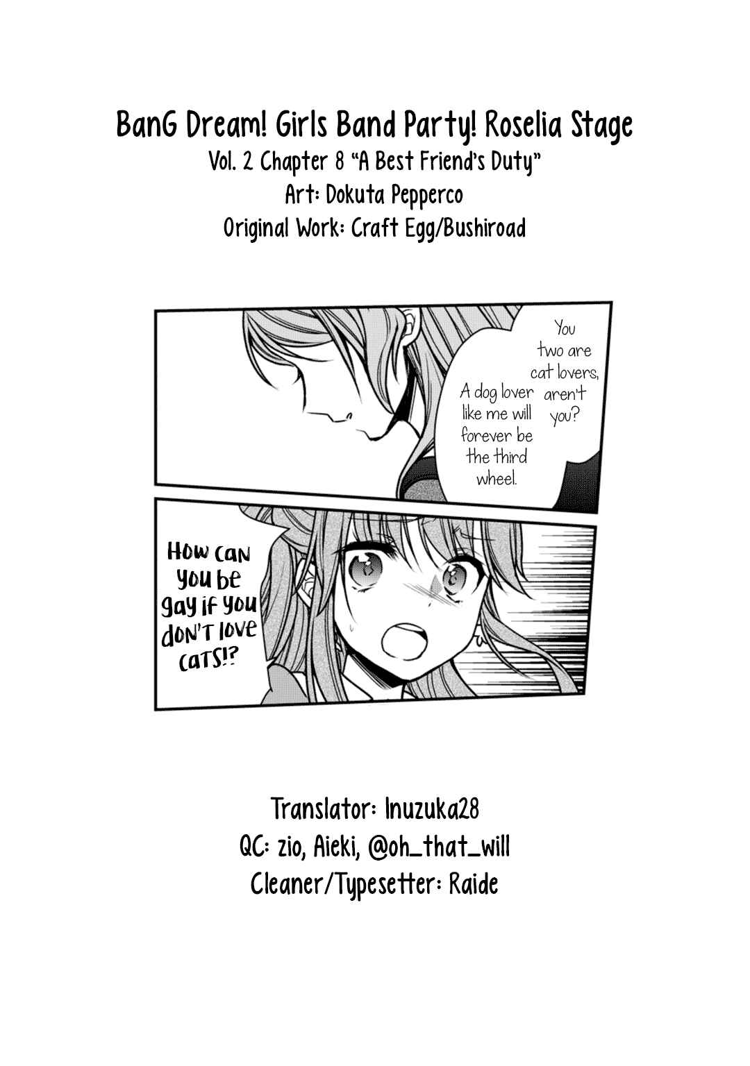 BanG Dream! Girls Band Party! Roselia Stage Chapter 8 - Page 36