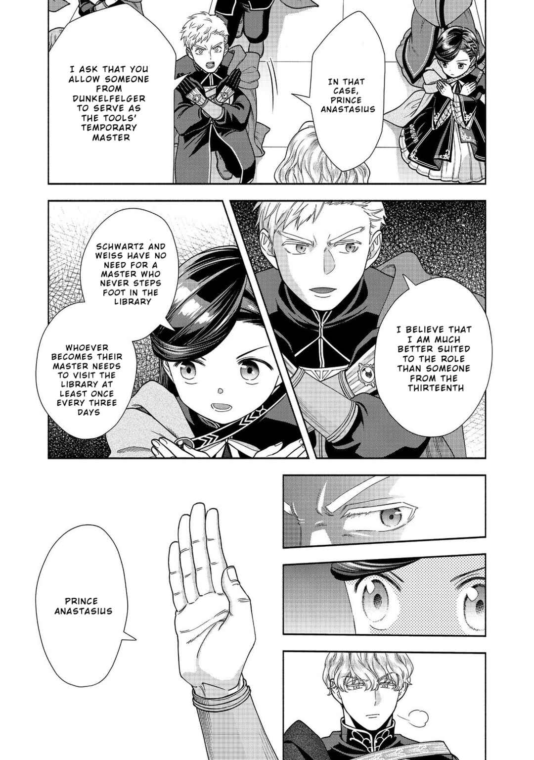 Honzuki no Gekokujou: Shisho ni Naru tame ni wa Shudan o Erandeiraremasen—Dai-4 Bu: Kizokuin no Toshokan o Sukuitai! Chapter 27 - Page 13