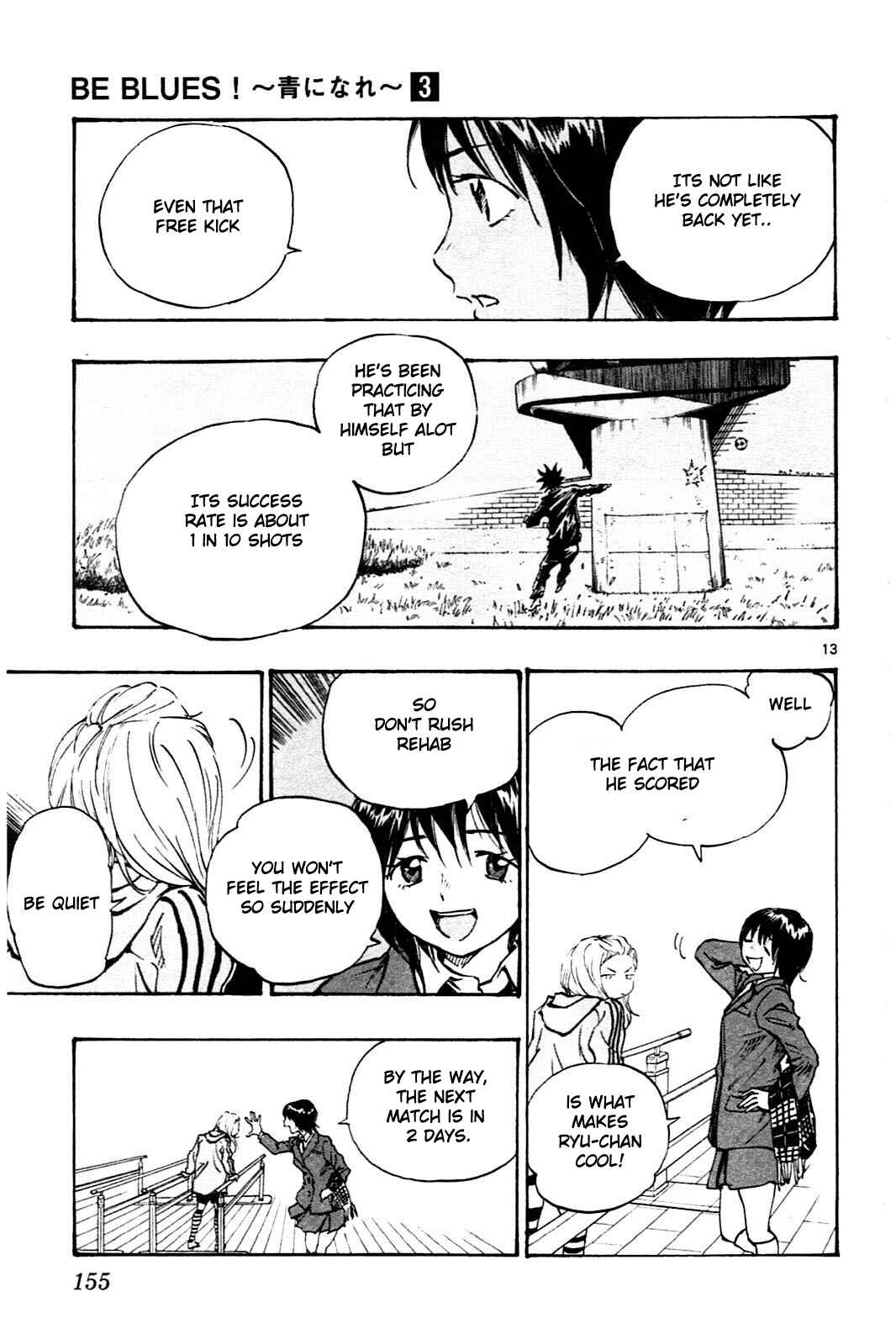 BE BLUES ~Ao ni Nare~ Chapter 25 - Page 13
