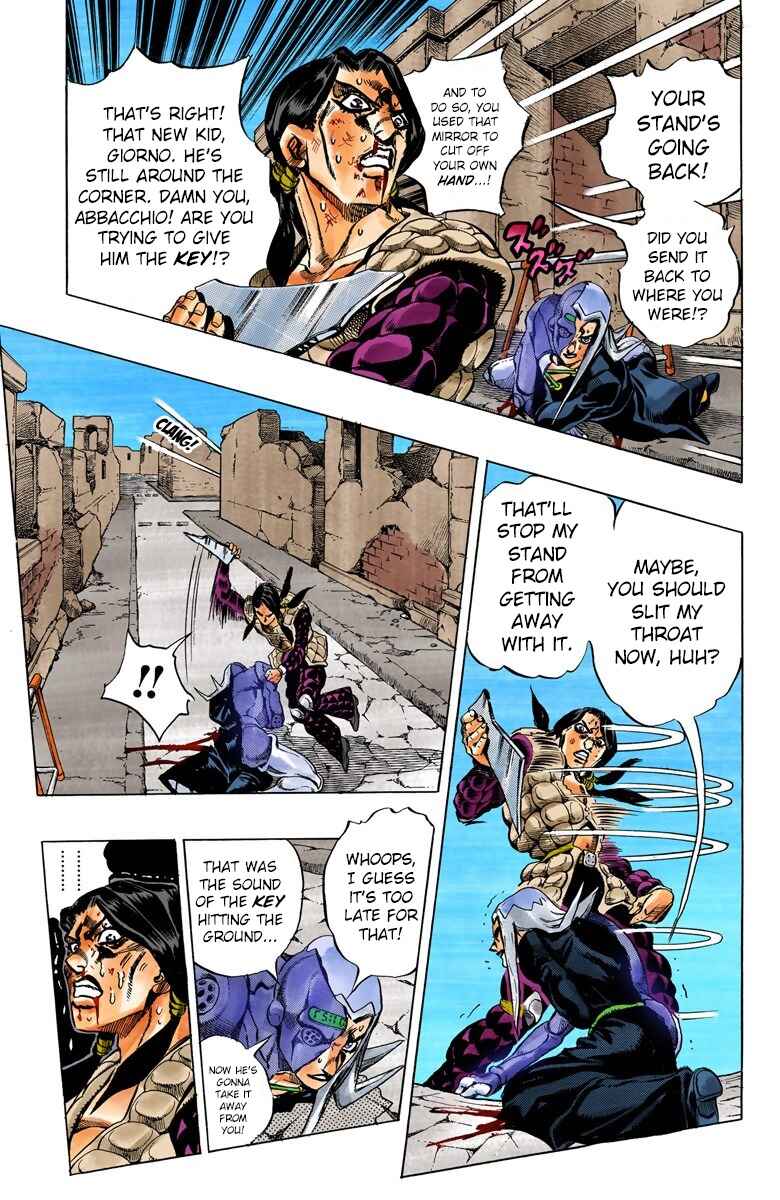 JoJo no Kimyou na Bouken: Part 5 - Ougon no Kaze Color-ban Chapter 44 - Page 12