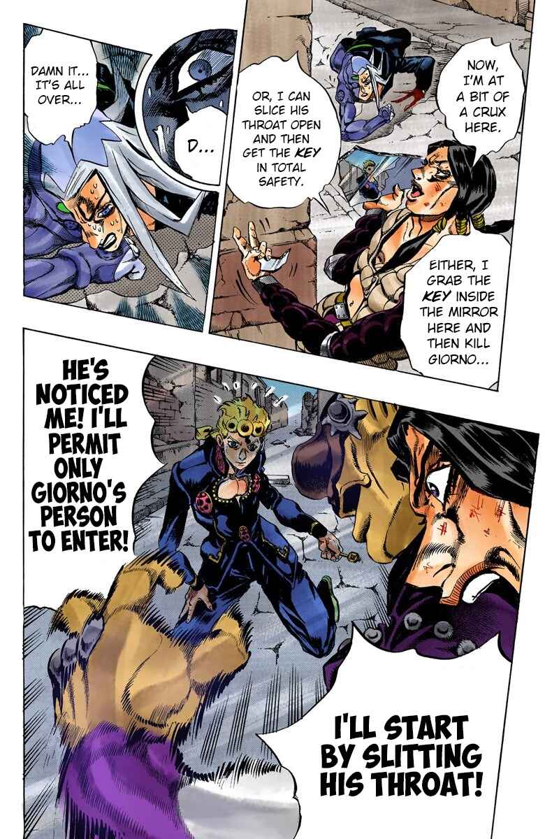 JoJo no Kimyou na Bouken: Part 5 - Ougon no Kaze Color-ban Chapter 44 - Page 17
