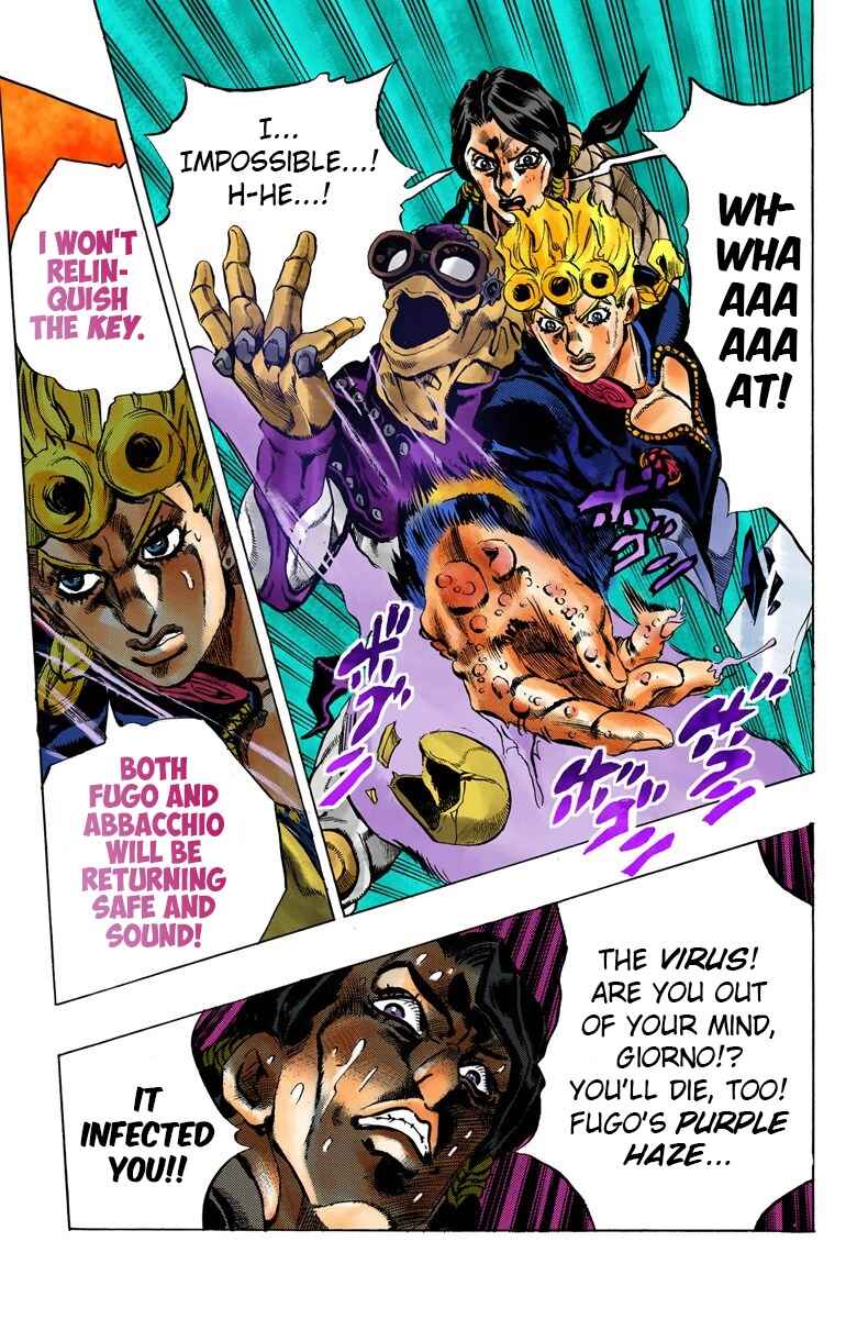 JoJo no Kimyou na Bouken: Part 5 - Ougon no Kaze Color-ban Chapter 44 - Page 20