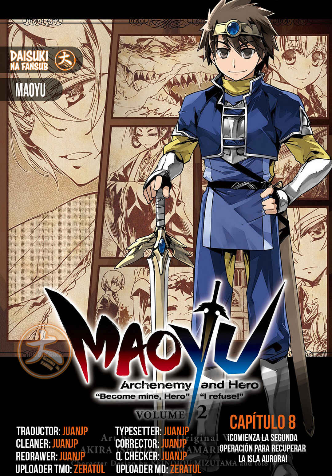 MAOYU : Archenemy and Hero “Become mine, Hero” “I refuse!” Chapter 8 - Page 1