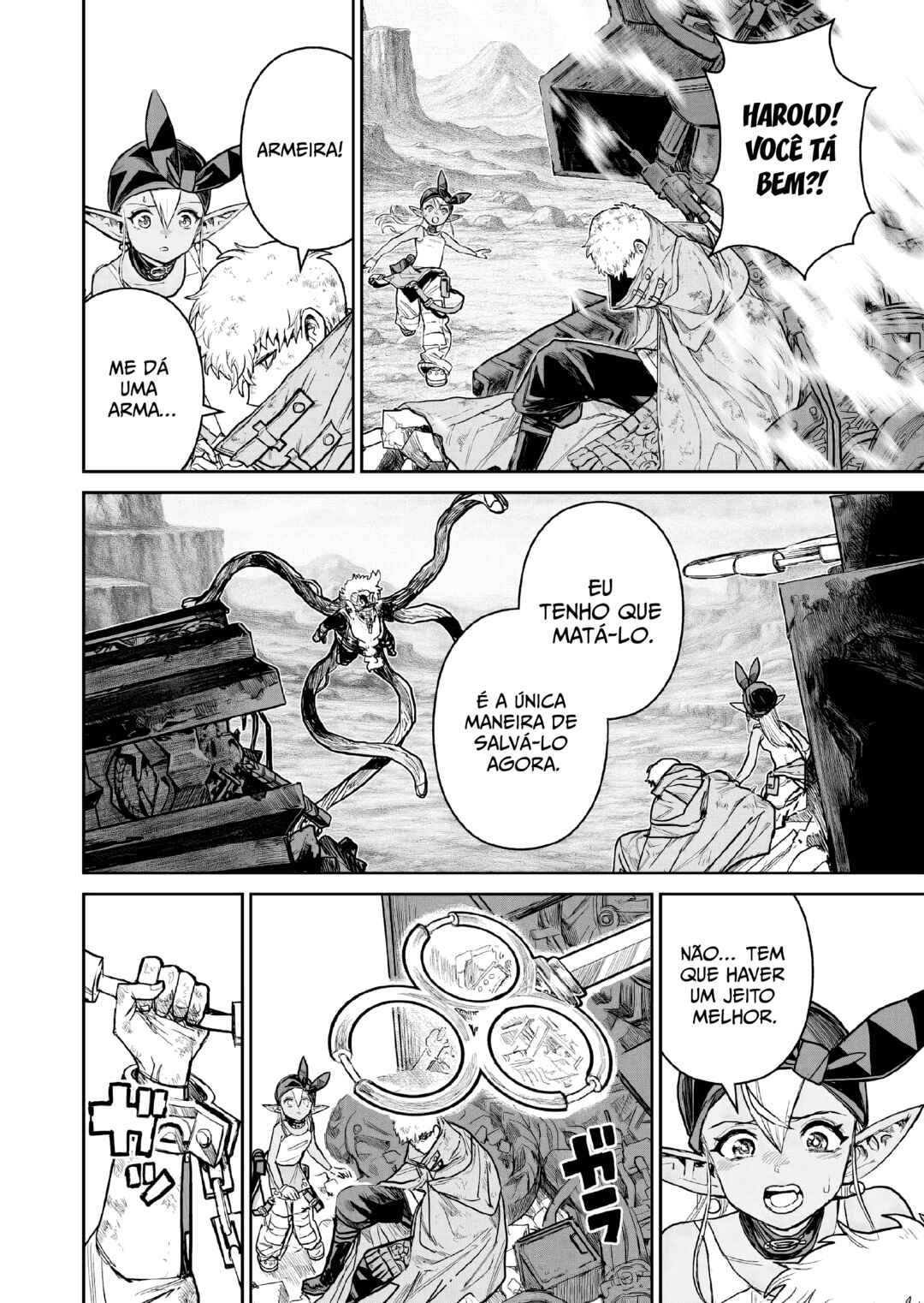 Abandoned: Tsuyosugite Buki ga Kowareru Yuusha to Buki Shokunin no Elf Chapter 21 - Page 4