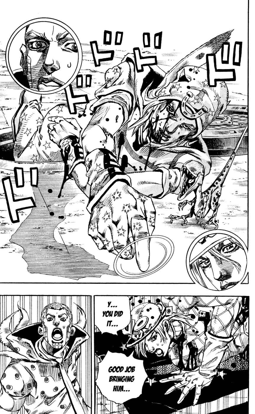 JoJo no Kimyou na Bouken: Part 7 - Steel Ball Run Chapter 70 - Page 12