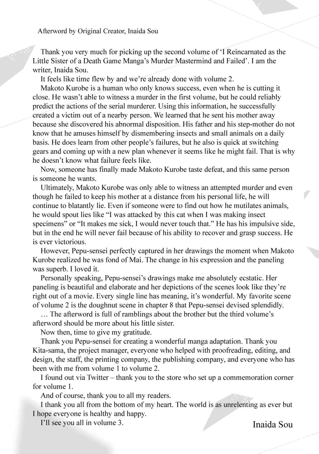 Death Game Manga no Kuromaku Satsujinki no Imouto ni Tensei shite Shippai shita Chapter 9 - Page 40