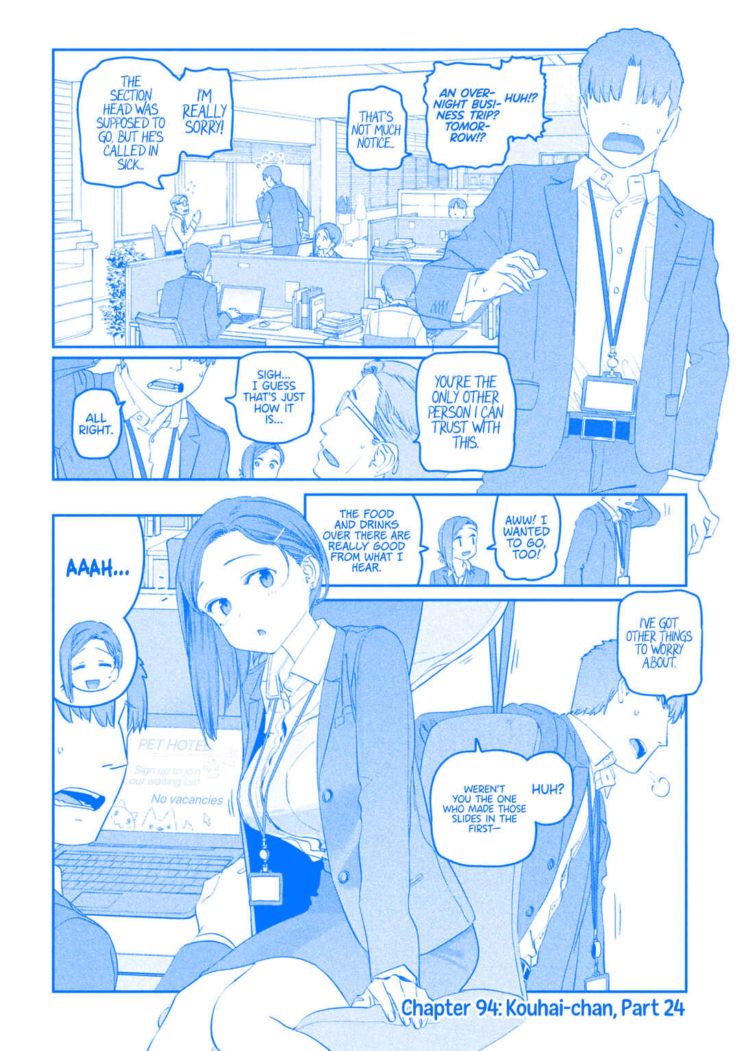 Getsuyoubi no Tawawa (Blue) (Fan Colored) Chapter 94 - Page 2