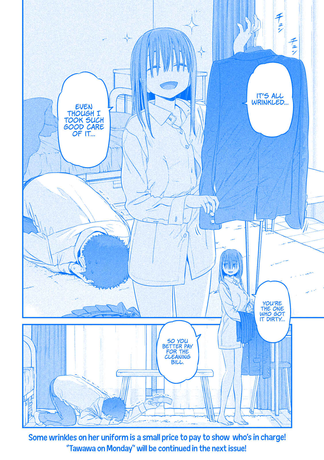 Getsuyoubi no Tawawa (Blue) (Fan Colored) Chapter 40 - Page 12