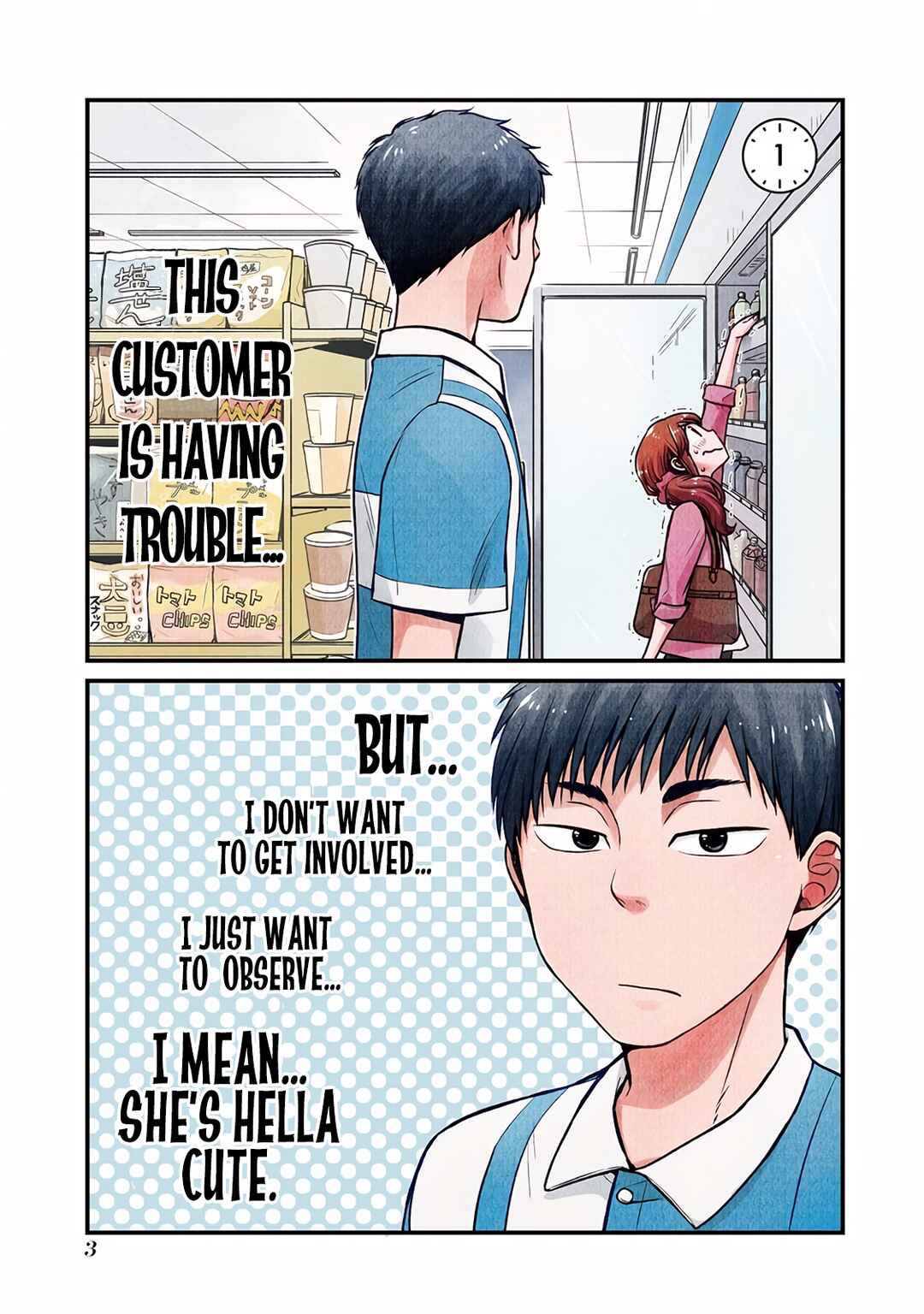 Combini de Kimi to no 5-funkan. Chapter 1 - Page 4