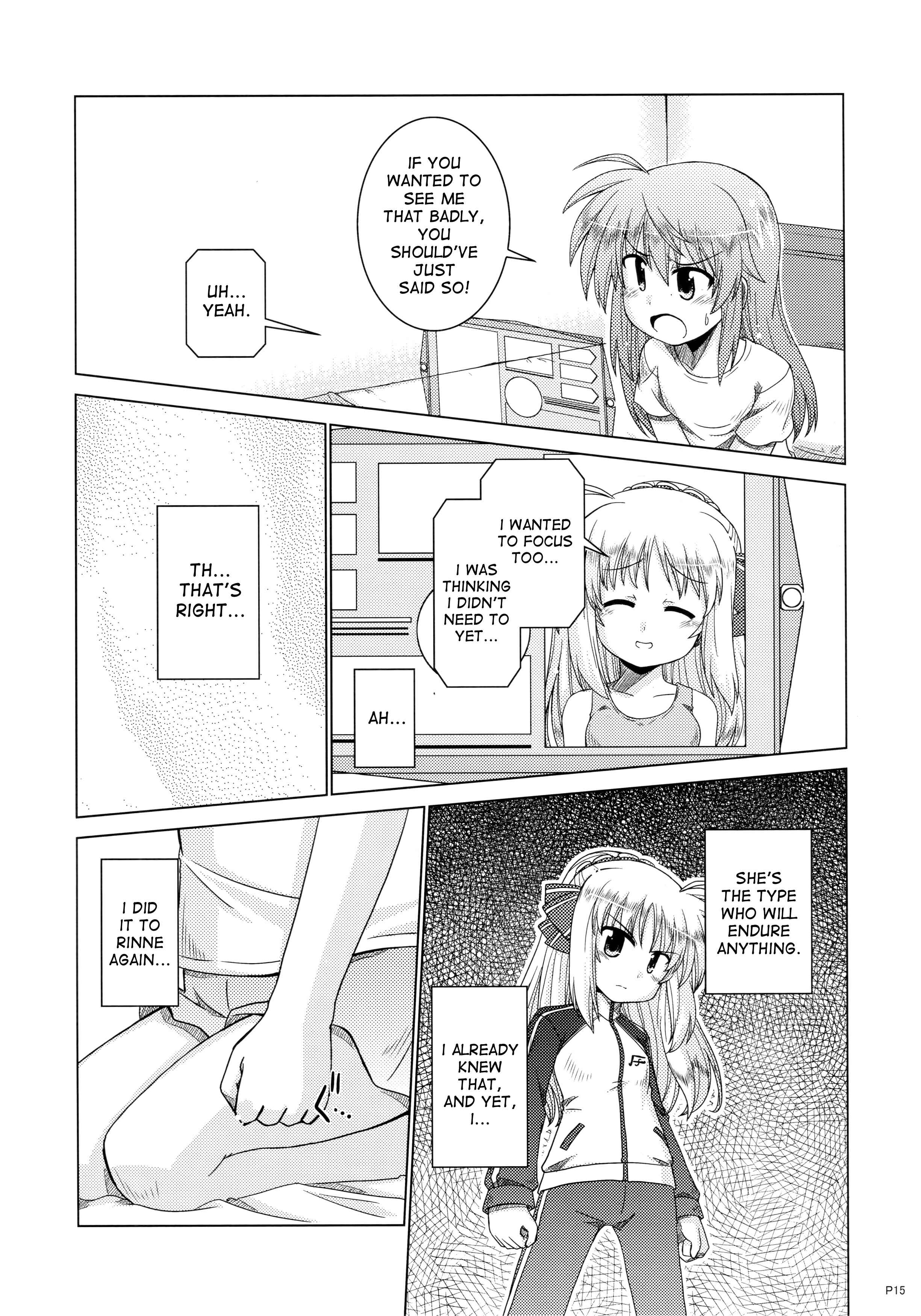 Mahou Shoujo Lyrical Nanoha - Taisetsu na Koto (Doujinshi) Chapter Oneshot - Page 14