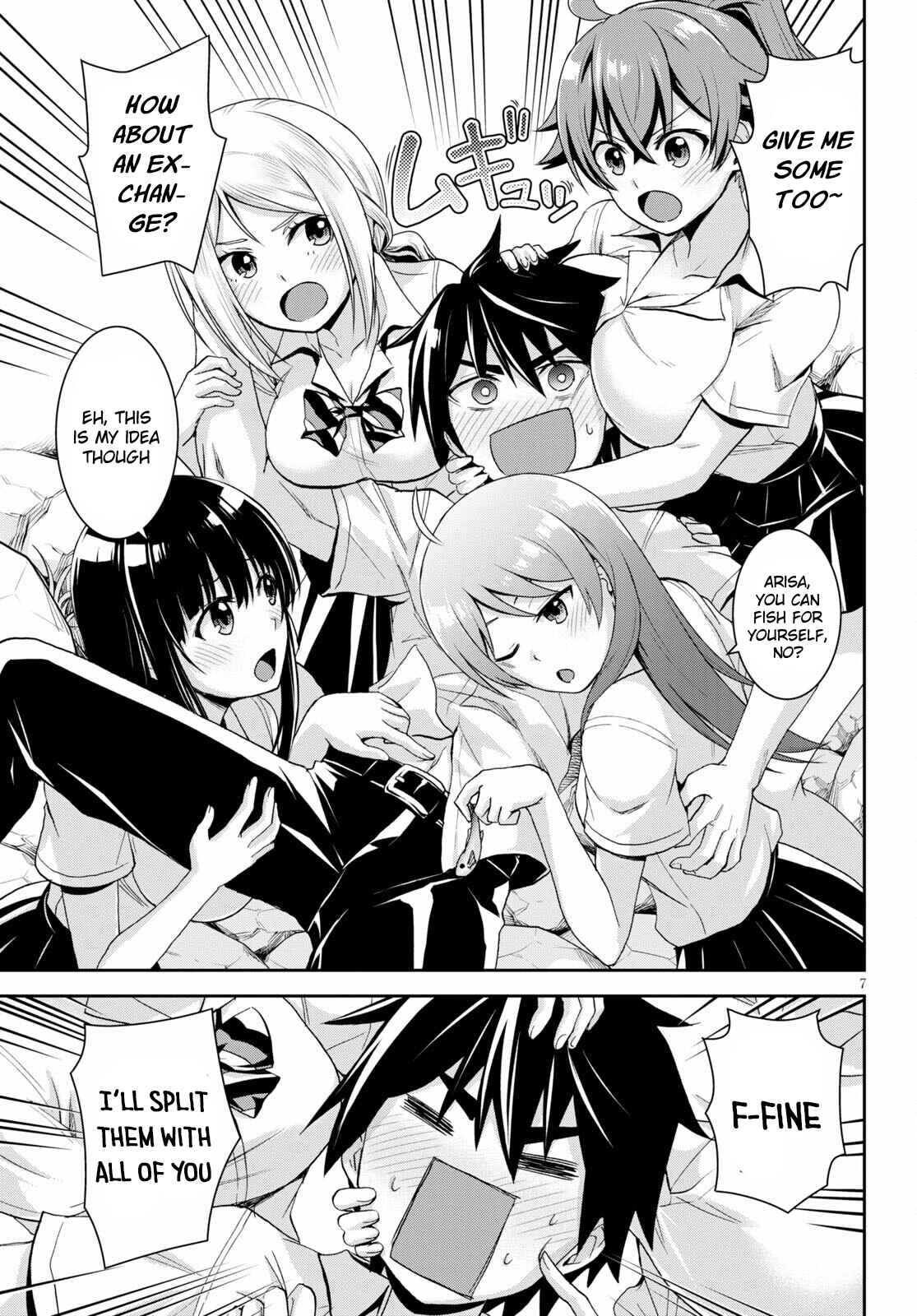 Isekai Yurutto Survival Seikatsu ~Gakkou no Minna to Isekai no Mujintou ni Tenishitakedo Ore Dake Rakushou desu~ Chapter 7.5 - Page 8