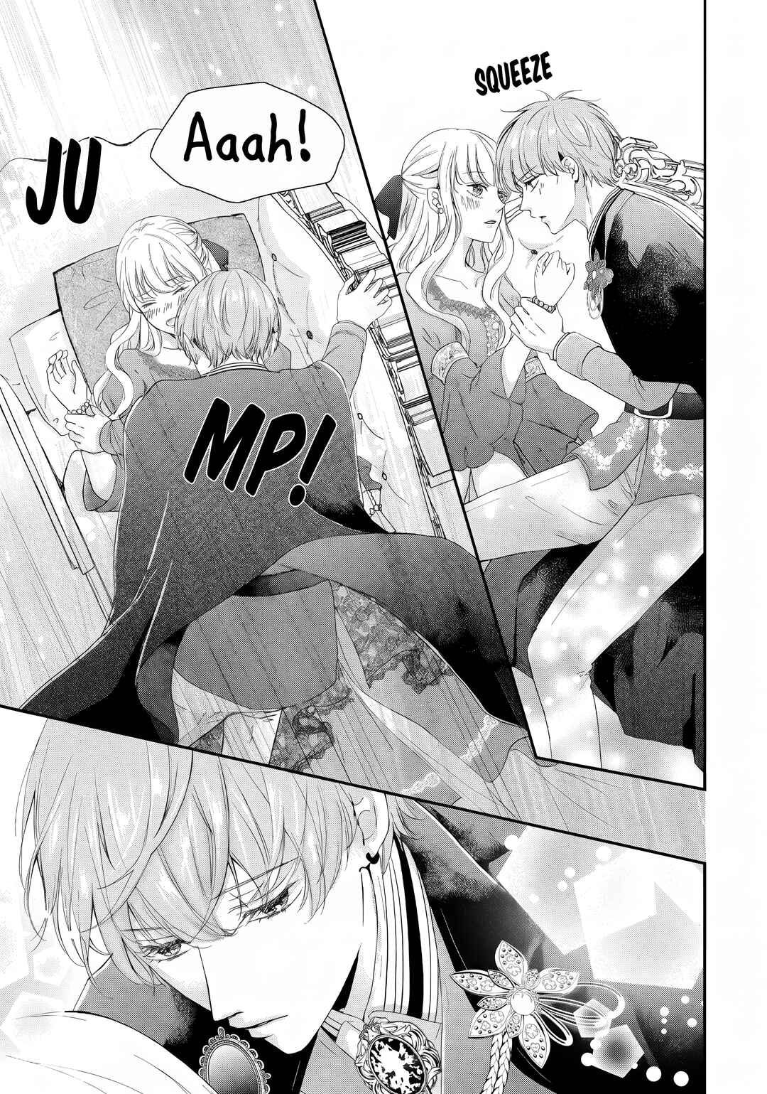 Konyakusha ni Wasurerareta Watashi Ringoku no Koutaishi Denka to Gisou Kon'yaku Suru Koto ni Narimashita (※Tadashi, Denka no Honmei wa Watashi Mitai desu!?) Chapter 6 - Page 34