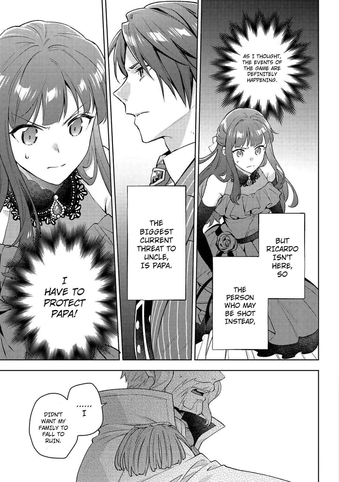 Akutou Ikka no Mana Musume, Tensei Saki mo Otome Game no Gokudou Reijou deshita Chapter 26 - Page 3