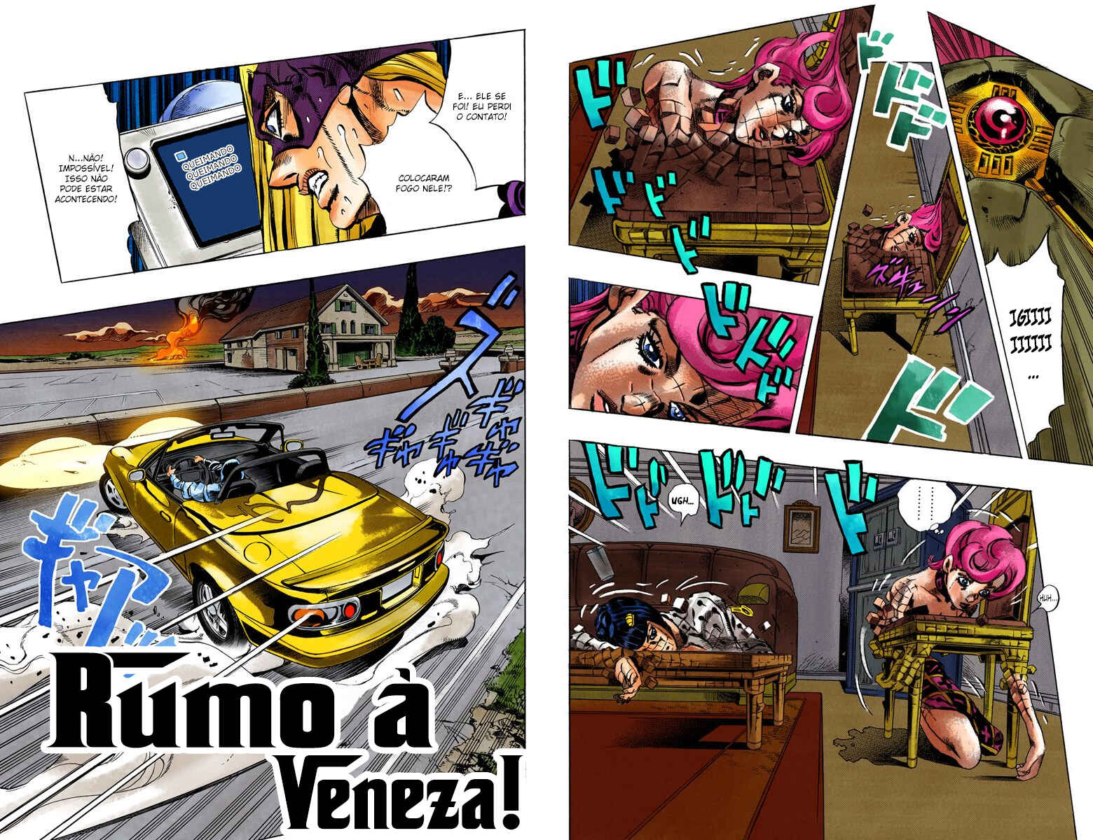 JoJo no Kimyou na Bouken: Part 5 - Ougon no Kaze Color-ban Chapter 68 - Page 2