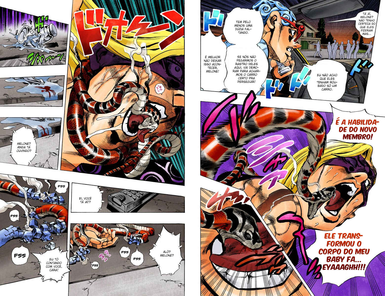 JoJo no Kimyou na Bouken: Part 5 - Ougon no Kaze Color-ban Chapter 68 - Page 6