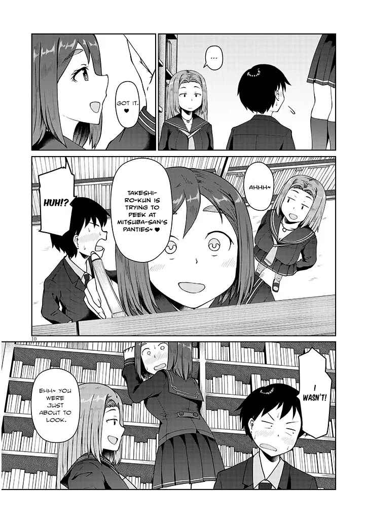 Jimiko na Mitsuba-san ga Boku wo Yuuwaku Suru Chapter 3 - Page 10