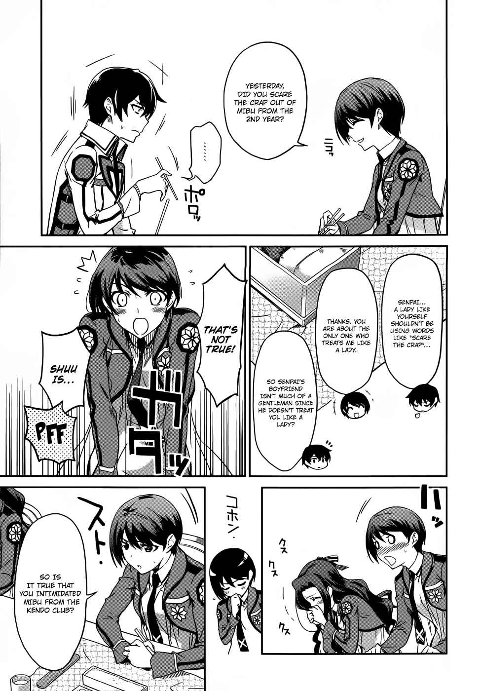 Mahouka Koukou no Rettousei - Nyuugaku-hen Chapter 13 - Page 8