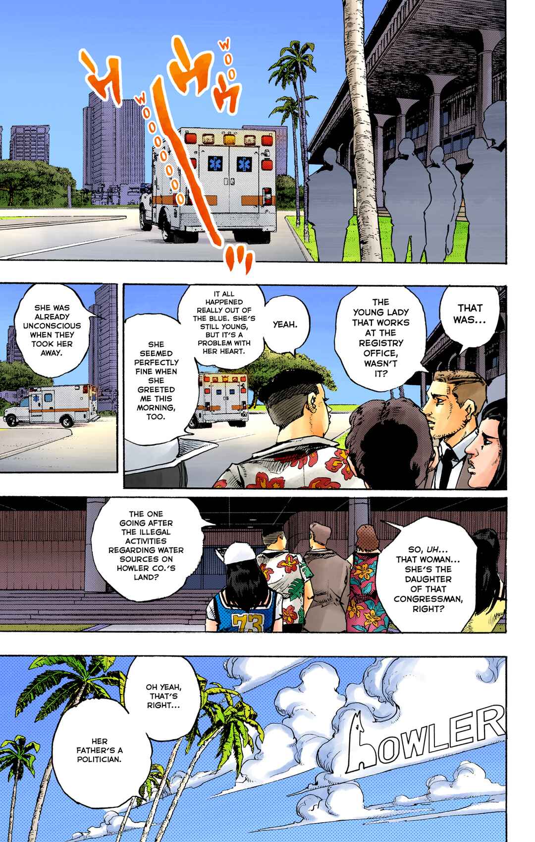 JoJo no Kimyou na Bouken Dai-9-bu: The JOJOLands Color-ban Chapter 15 - Page 34