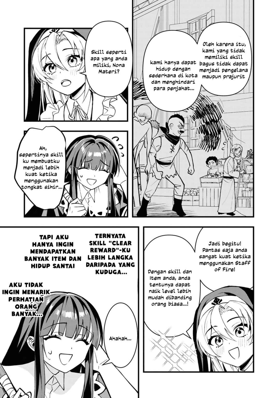 Doumo, Butsuyoku no Seijo desu: Musou Skill "Clear Houshuu" de Seidai ni Kanchigai Saremashita Chapter 5 - Page 26
