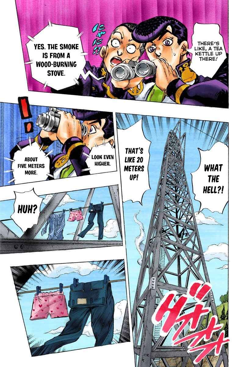 JoJo no Kimyou na Bouken: Part 4 - Diamond wa Kudakenai Color-ban Chapter 133 - Page 8