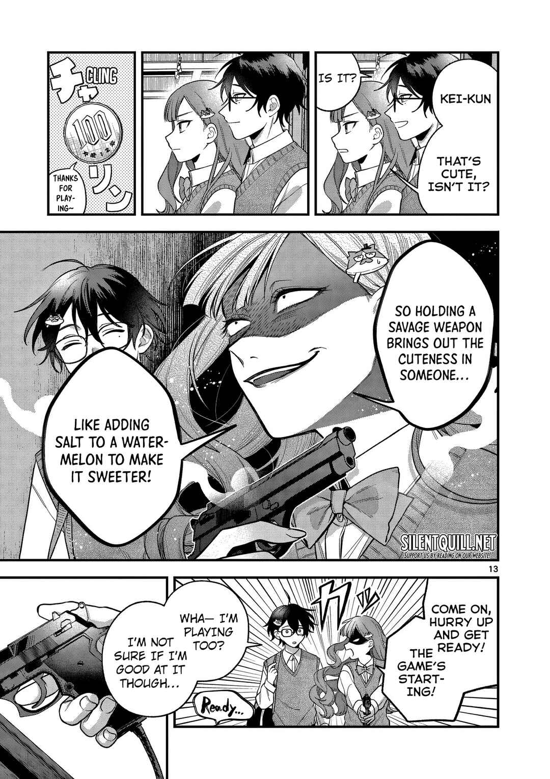 Janome-san wa Hohoemitai! Chapter 4 - Page 14