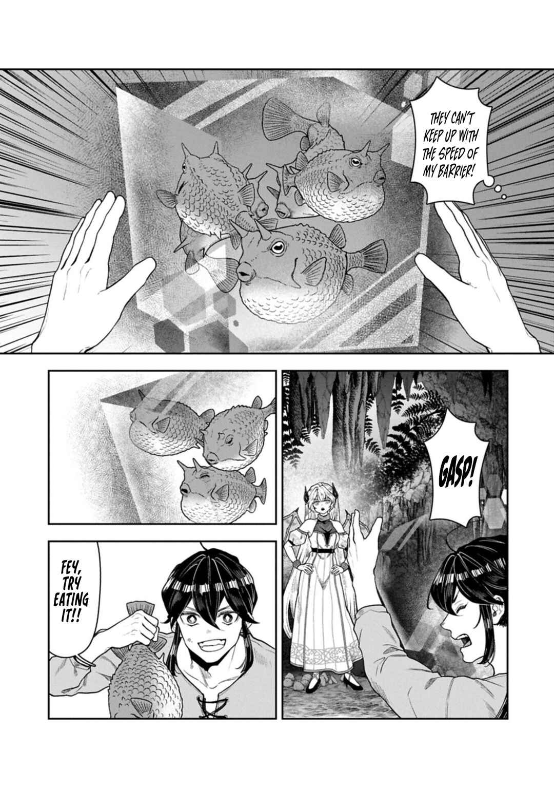 Kuni ni Saikyou no Barrier wo Hattara Heiwa ni Narisugite Tsuihousaremashita ~Ore no Mahou ga Yabasugite, Bijo to Mazoku ni Kakomarerun da ga!?~ Chapter 21 - Page 12