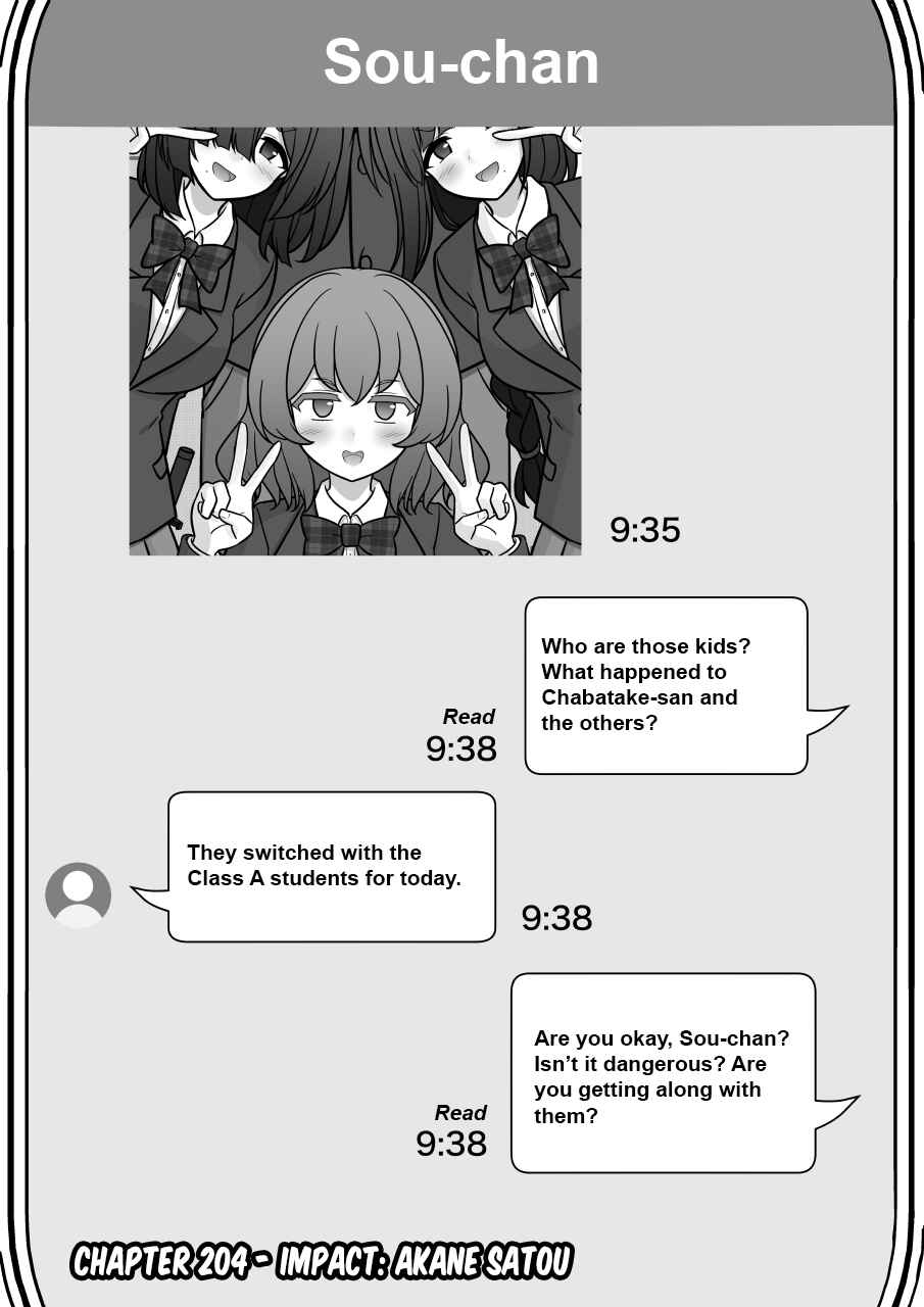 Danjo-hi 1:39 no Heikou Sekai wa Omoi no Hoka Futsuu Chapter 204 - Page 1