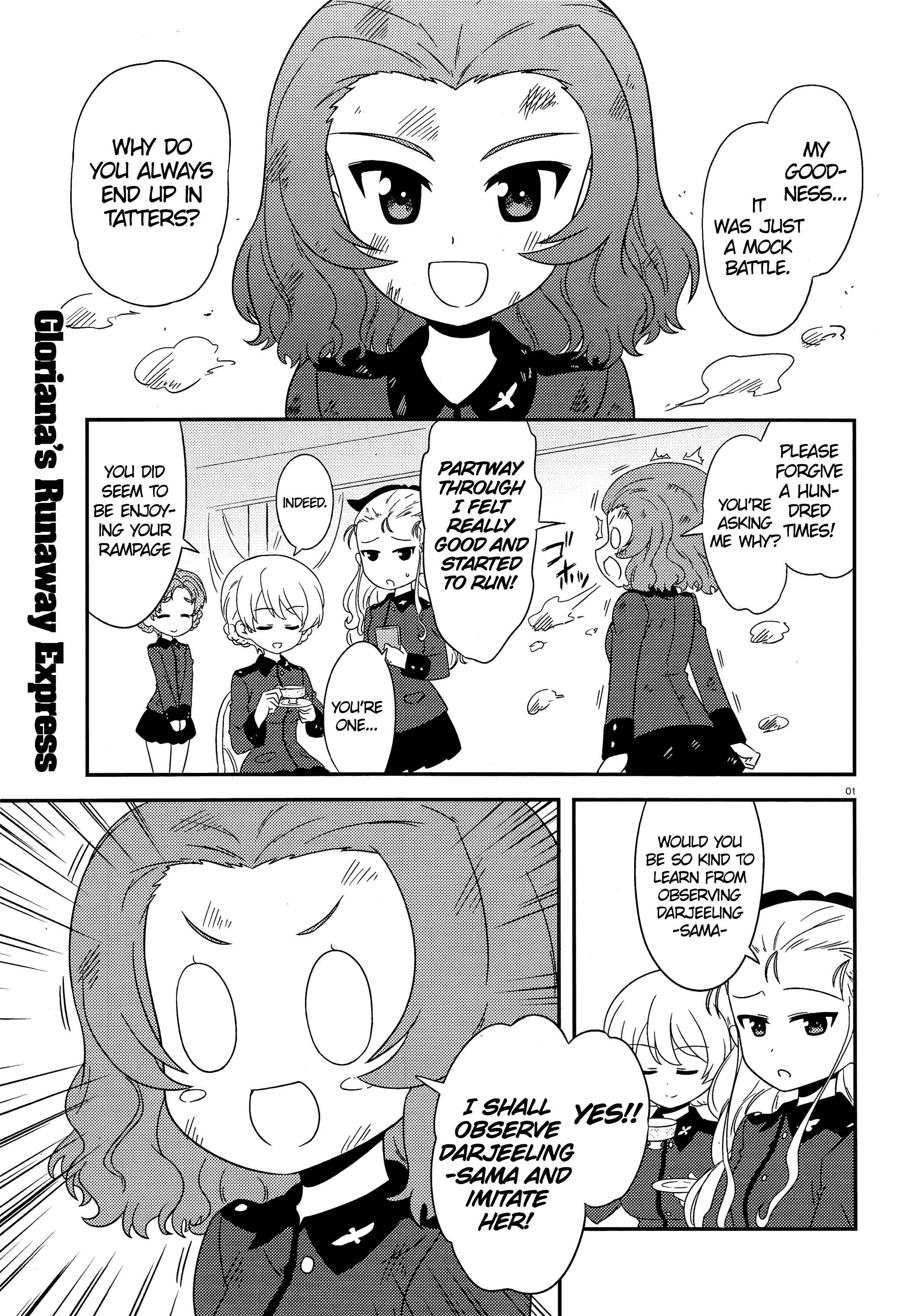 GIRLS und PANZER - Motto Love Love Sakusen desu! Chapter 38 - Page 1