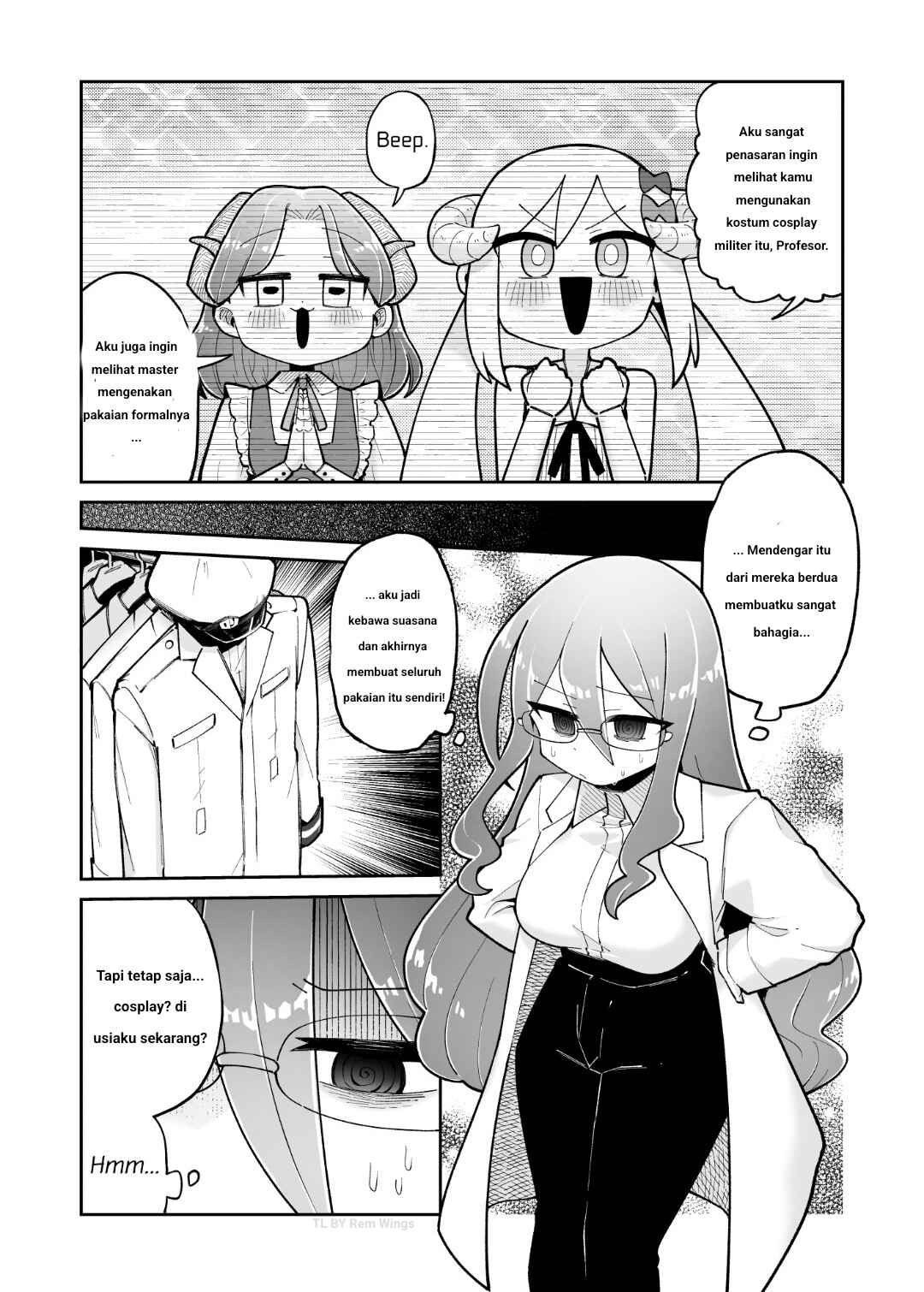 Osana Robot to Abunai Hakase Chapter 36 - Page 1