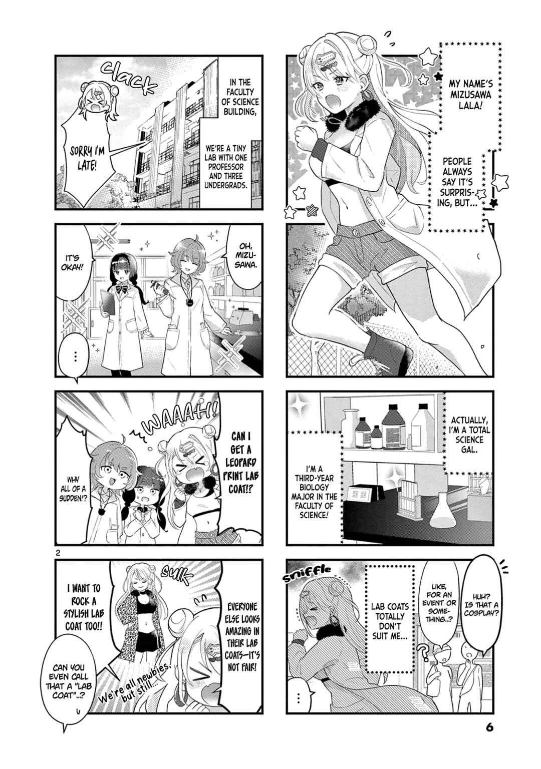 Lalalab☆ ~Gal to Kagaku to Seishun to!~ Chapter 1 - Page 8