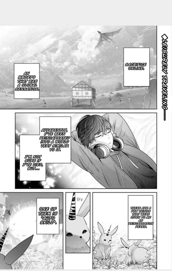 Auto Skill de Ore dake Chousoku Level Up ~Megami ga Michibiku Taida na Tenseisha no Sakutto Isekai Kouryaku~ Chapter 2.1 - Page 1