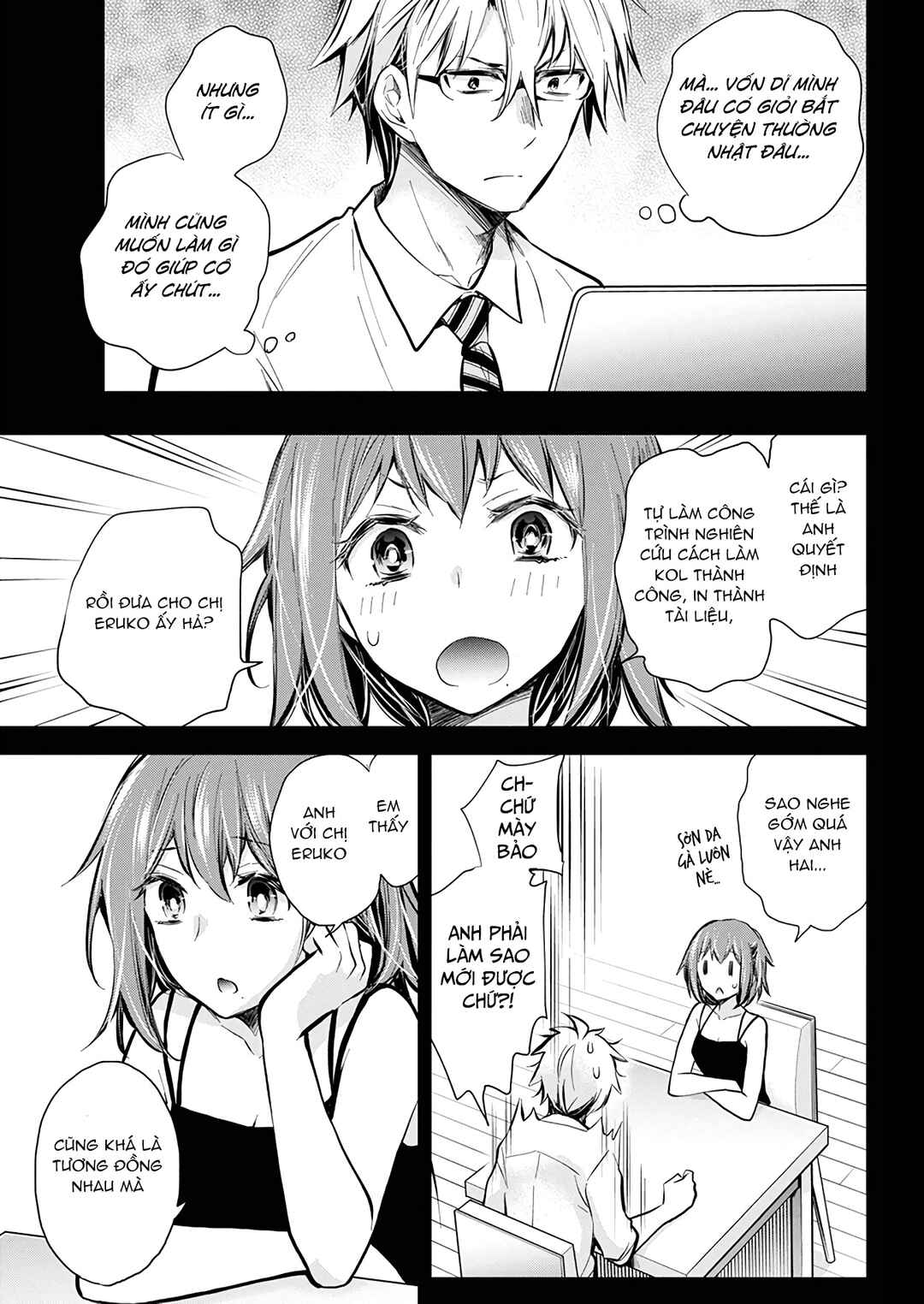 Shingeki no Eroko-san: Hen na Oneesan wa Danshi Kousei to Nakayoku Naritai Chapter 50 - Page 3