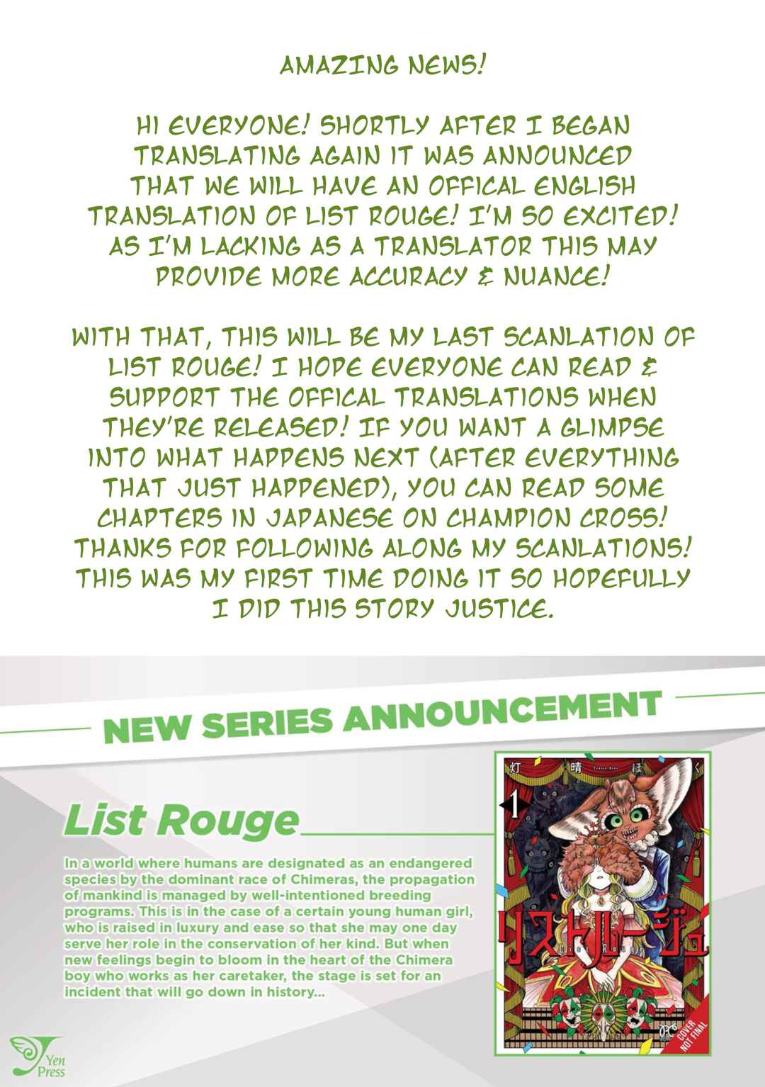 List Rouge Chapter 14 - Page 30